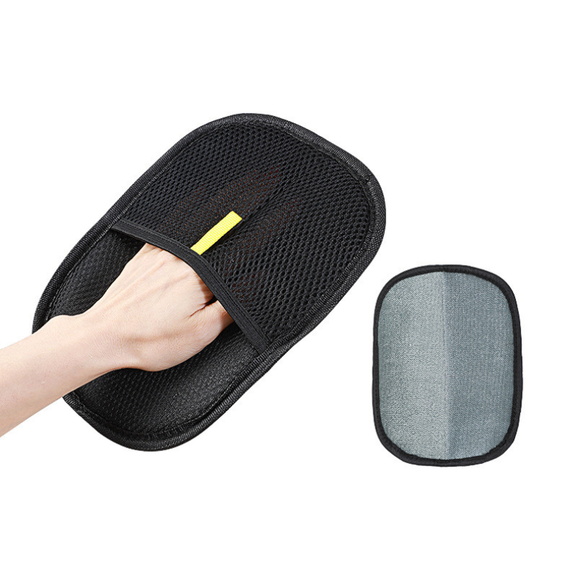 Pet Hair Remover Glove Reusable Cleaning Brush & Fur Scraper