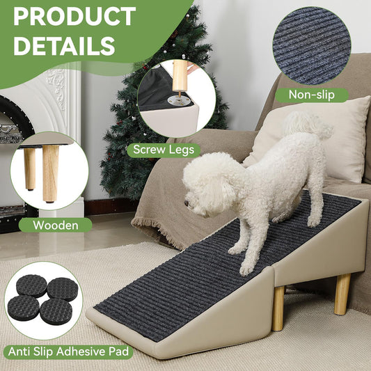 2-in-1 Foldable Pet Stairs & Stool