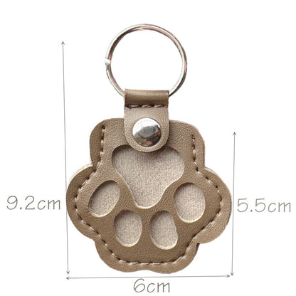 Pet Hair Keepsake Keychain | Leather Fur Locket for Dogs & Cats