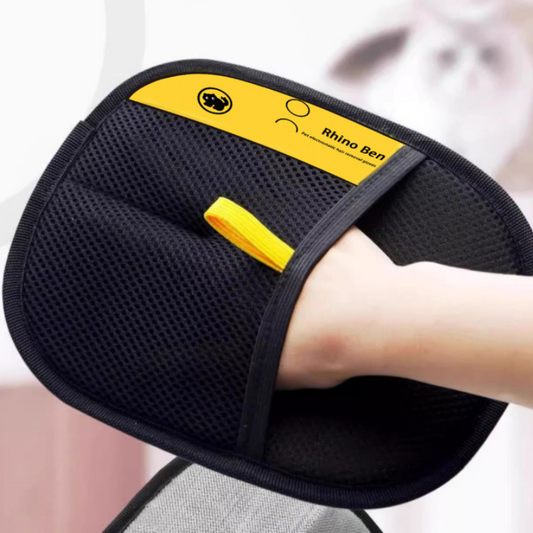 Pet Hair Remover Glove Reusable Cleaning Brush & Fur Scraper