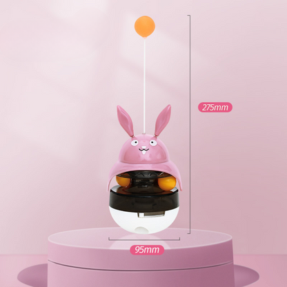 Cat Tumbler Ball Toys Treat Dispenser