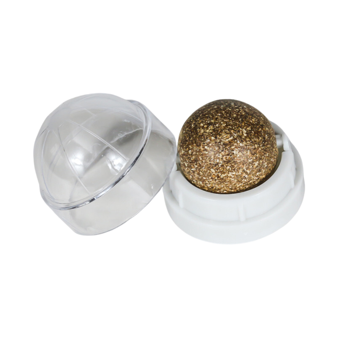 Round Spinning Catnip Treats Ball Toys