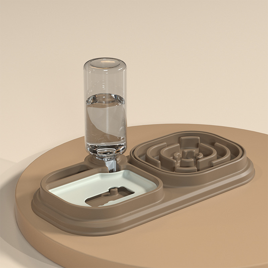 Pet Feeding Tray And Drinking Fountain