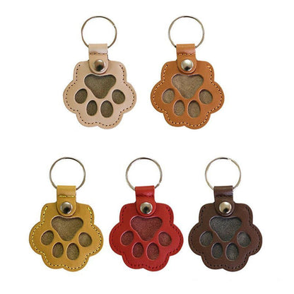 Pet Hair Keepsake Keychain | Leather Fur Locket for Dogs & Cats