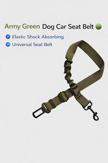Dog Car Seat Belt – Adjustable & Multi-Functional Safety Leash