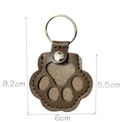 Pet Hair Keepsake Keychain | Leather Fur Locket for Dogs & Cats