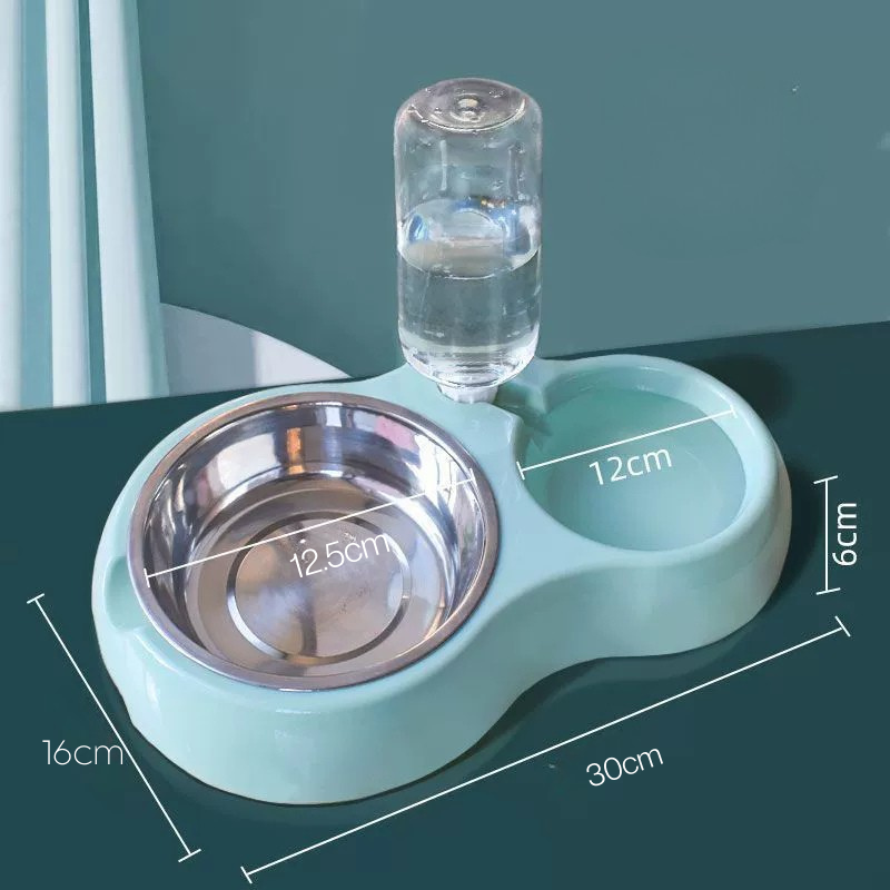Cat And Dog Feeding Drinking Bowl Set