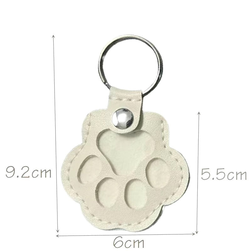 Pet Hair Keepsake Keychain | Leather Fur Locket for Dogs & Cats