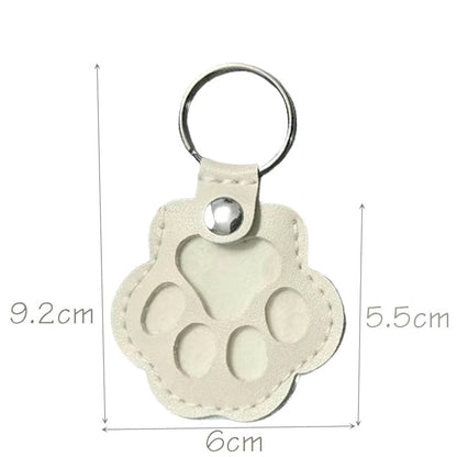 Pet Hair Keepsake Keychain | Leather Fur Locket for Dogs & Cats