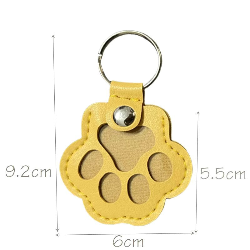 Pet Hair Keepsake Keychain | Leather Fur Locket for Dogs & Cats