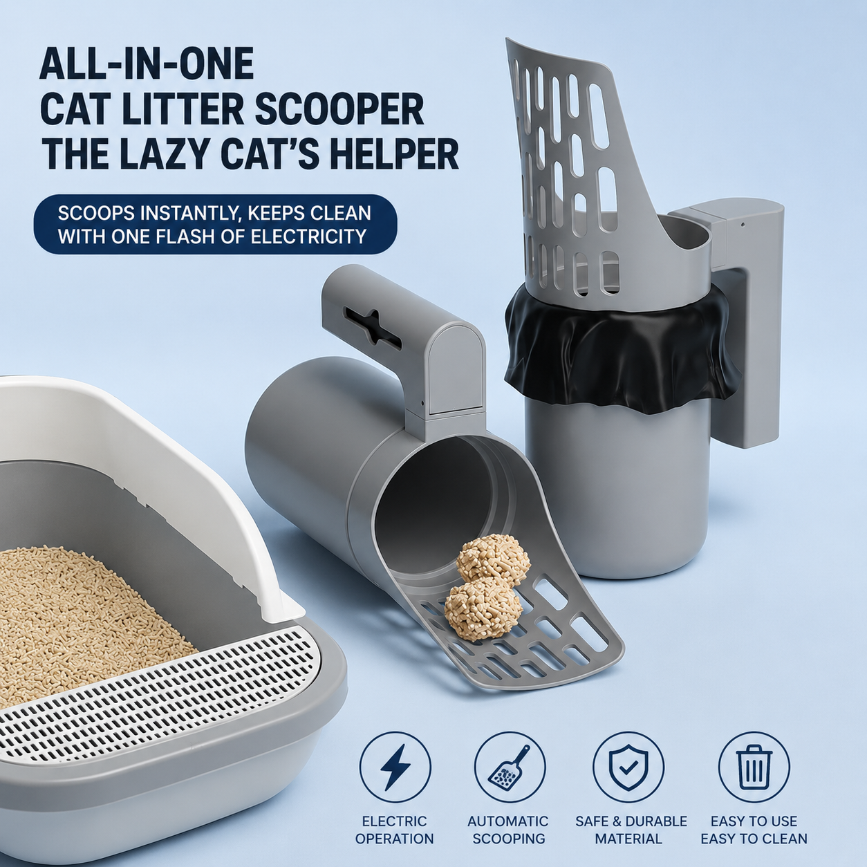 Petvique™ Smart Cat Litter Scooper