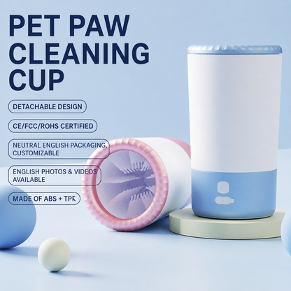 Portable Pet Paw Cleaner & Grooming Cup