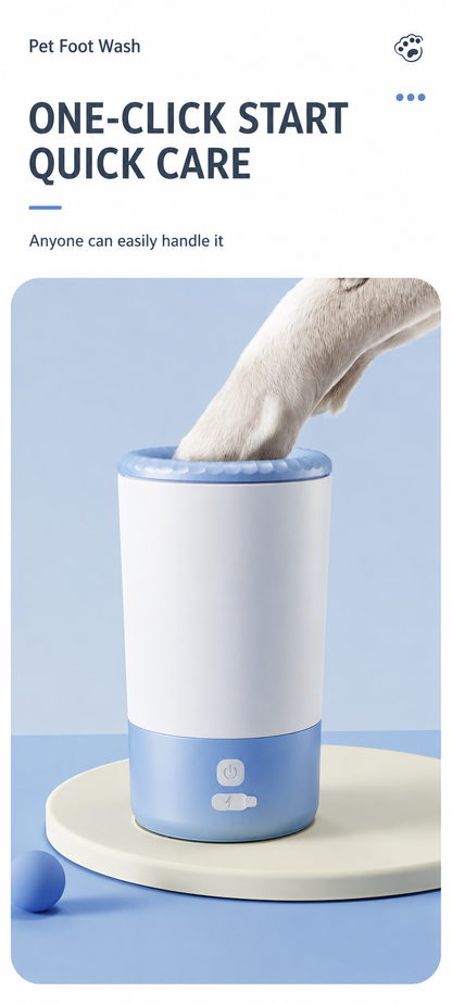 Portable Pet Paw Cleaner & Grooming Cup