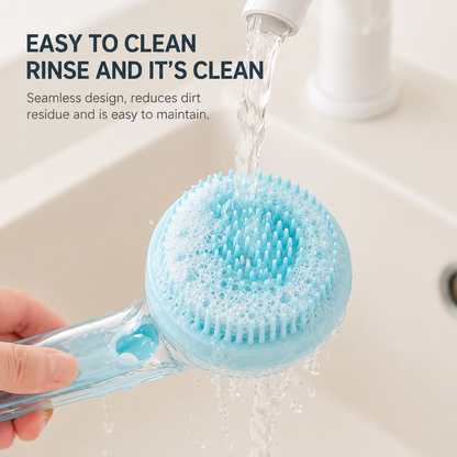 2-in-1 Silicone Pet Bath & Massage Brush