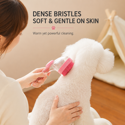 2-in-1 Silicone Pet Bath & Massage Brush