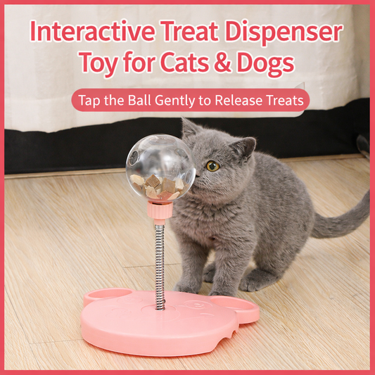 Interactive Treat Dispenser Toy – Smart Play & Feeding