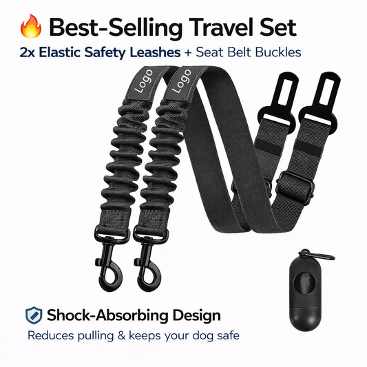 Dog Car Seat Belt – Adjustable & Multi-Functional Safety Leash