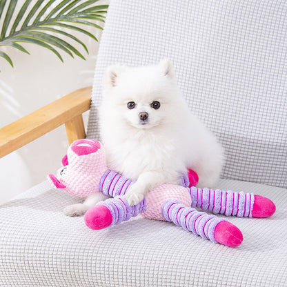 Dog Toys Corduroy Elephant Bear Pig Squeaky Toys