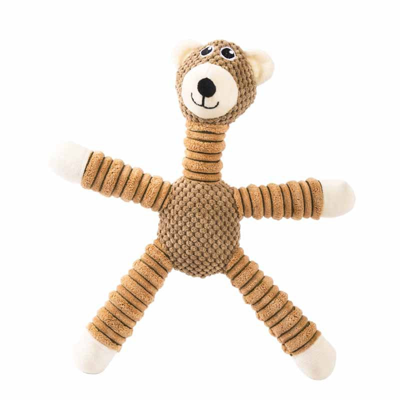 Dog Toys Corduroy Elephant Bear Pig Squeaky Toys
