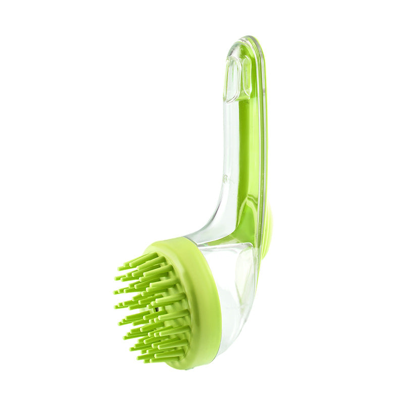 2-in-1 Silicone Pet Bath & Massage Brush