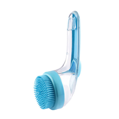 2-in-1 Silicone Pet Bath & Massage Brush